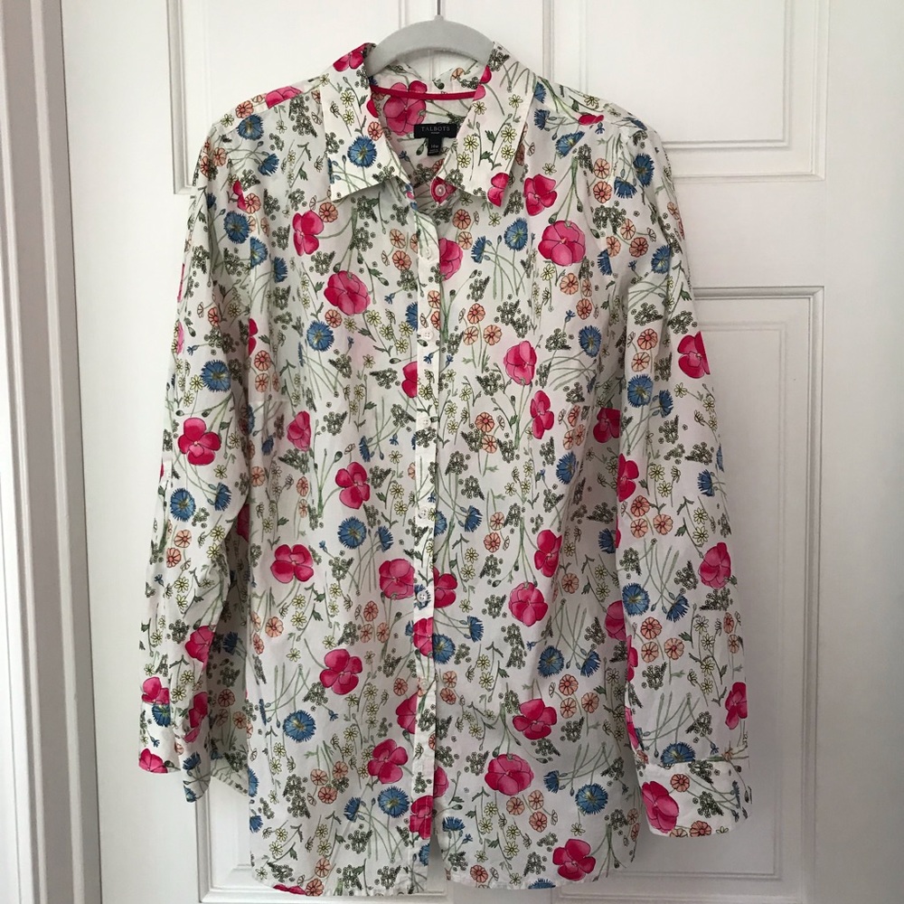Talbots long sleeve blouse